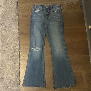 American Eagle Distressed Flare Jeans New WOT. Size 4